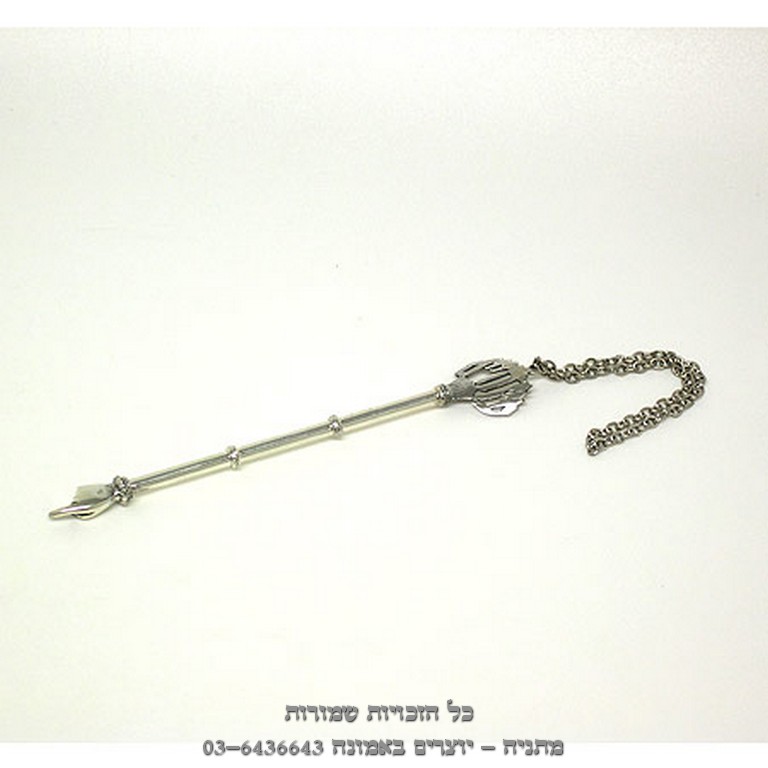 יד לספר תורה עץ חיים מכסף סטרלינג 975 יד לספר תורה עץ חיים מכסף סטרלינג 975