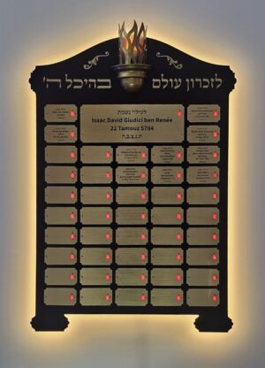 לוח הנצחה שער ה'