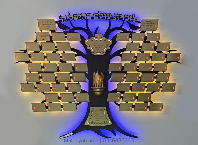 עץ חיים להנצחה ציפורי לב