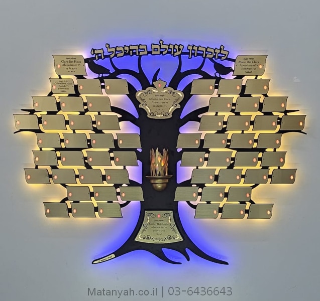 עץ חיים להנצחה ציפורי לב