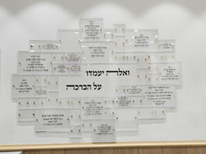 לוח הנצחה ותורמים רנדומאלי
