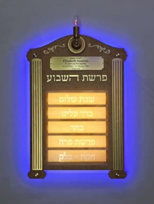 לוח פרשת השבוע שער