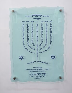 לוח למנצח כזכוכית שבור