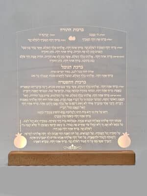 ברכות התורה והפטרה והגומל פלח הרימון