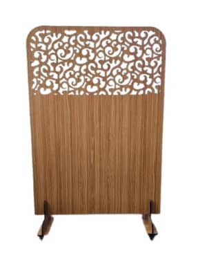 Pomegranate mobile partitions with a frame
