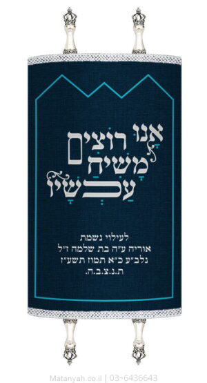 מעיל לספר תורה קונטור 770 כסף