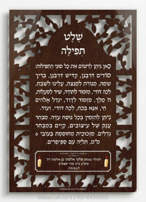 שלט זכוכית ענפים