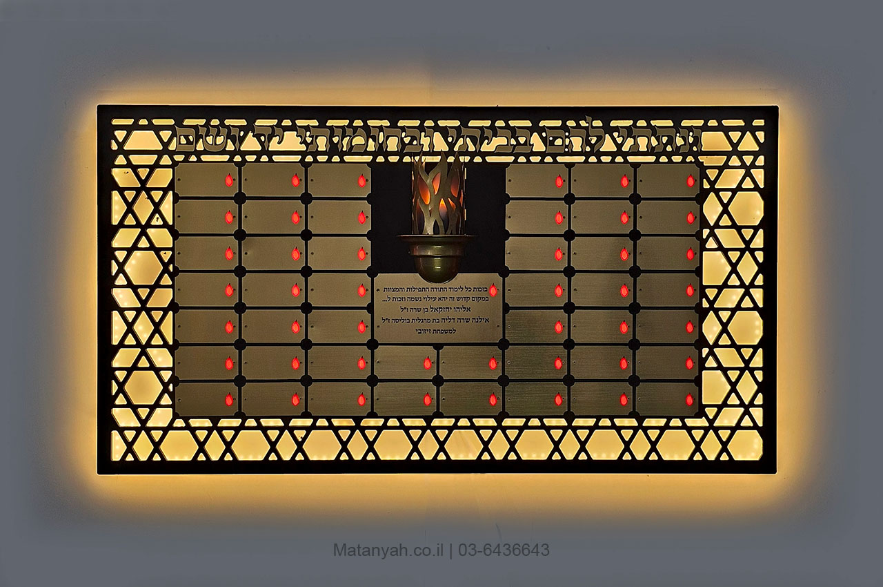 לוח הנצחה מגן וצינה