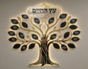 לוחות הנצחה פרספקס