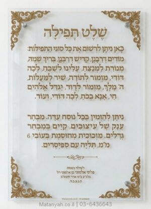 לוח הדפסה על זכוכית