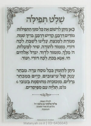 לוח הדפסה על זכוכית