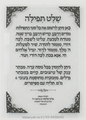 לוח הדפסה על זכוכית