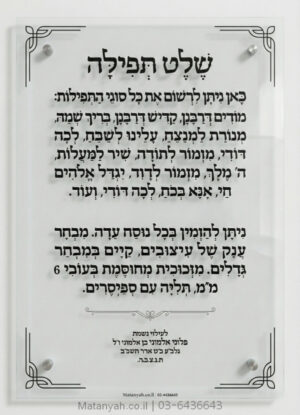 לוח הדפסה על זכוכית