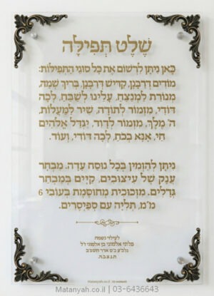 לוח הדפסה על זכוכית