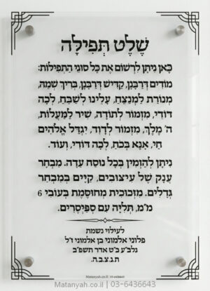 לוח הדפסה על זכוכית