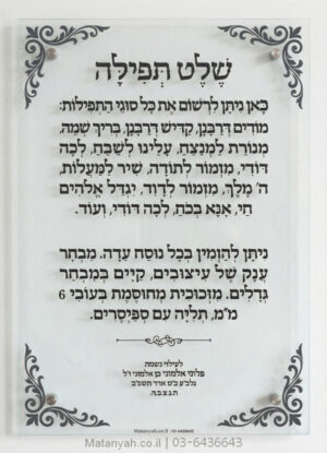 לוח הדפסה על זכוכית