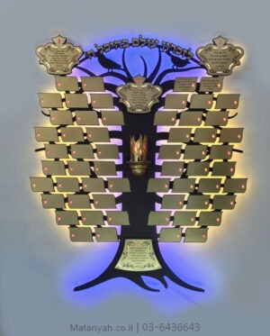 לוח הנצחה ברוש 3 כתרים