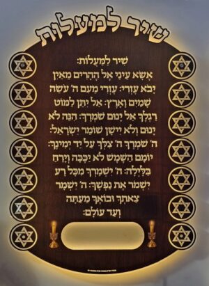 לוח מגן התפילה שיר למעלות
