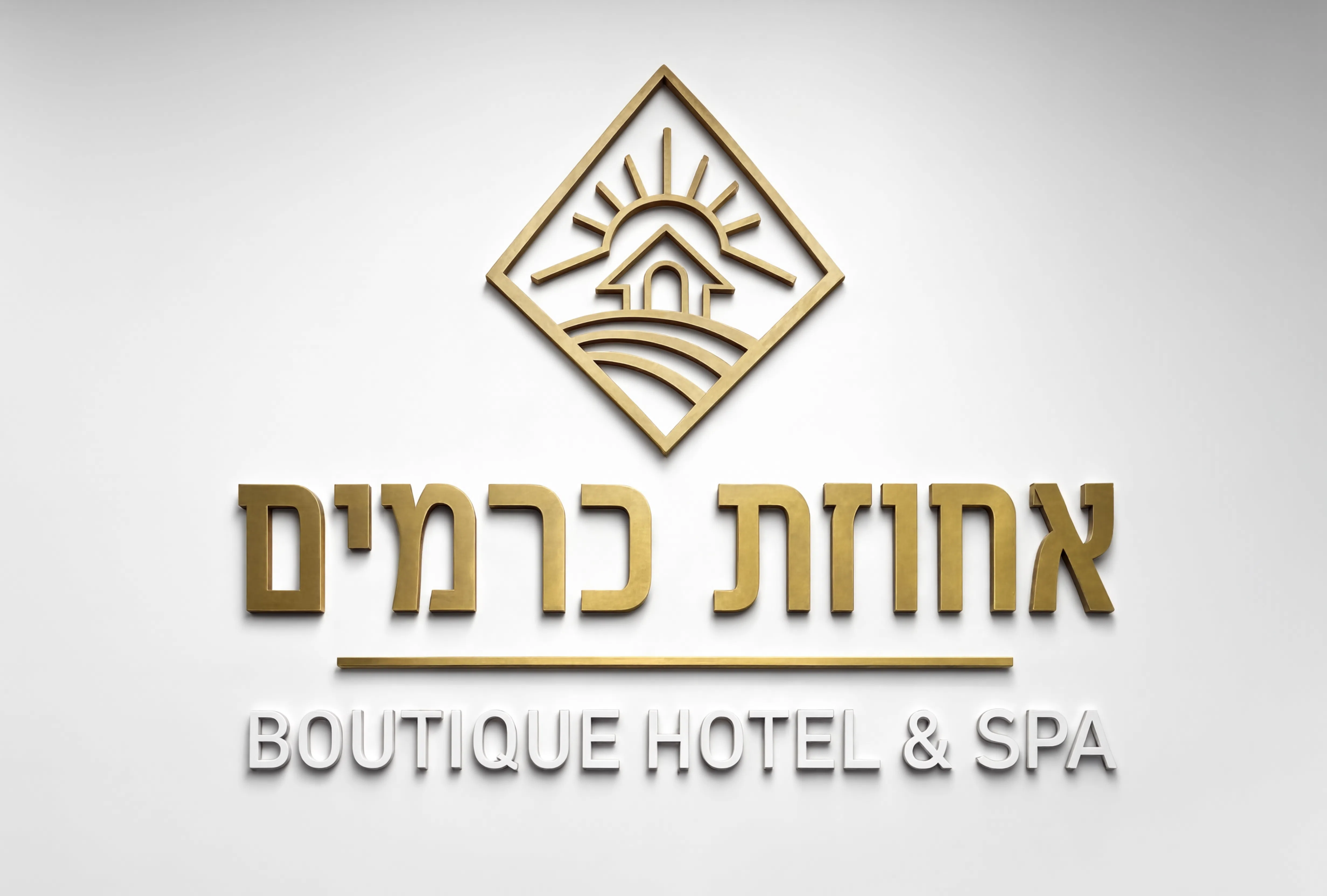 אותיות בולטות למלונאות ואירוח