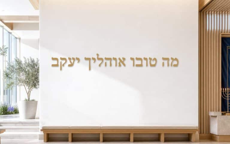 Ideas for verses for the synagogue Ideas for verses for the synagogue