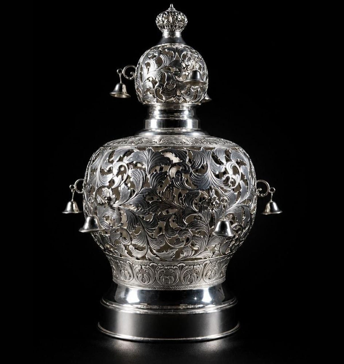 Silver-plated Torah scroll crown – Ateret Zar Hadar